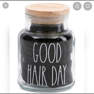 Rae Dunn hair tie jar
